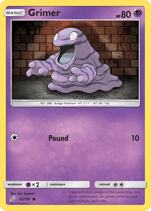 Grimer Card Front