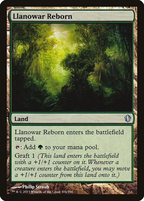 Llanowar Reborn Card Front