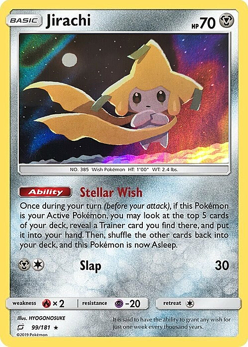 Jirachi Card Front