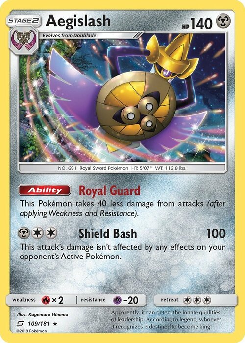 Aegislash Card Front