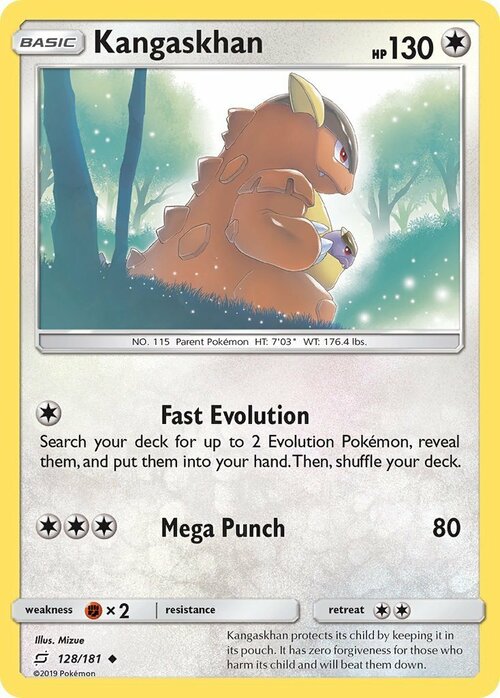 Kangaskhan Card Front