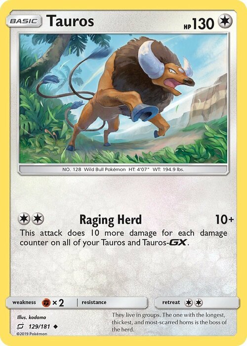 Tauros Card Front