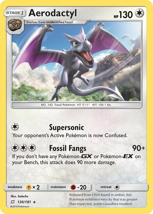 Aerodactyl Card Front