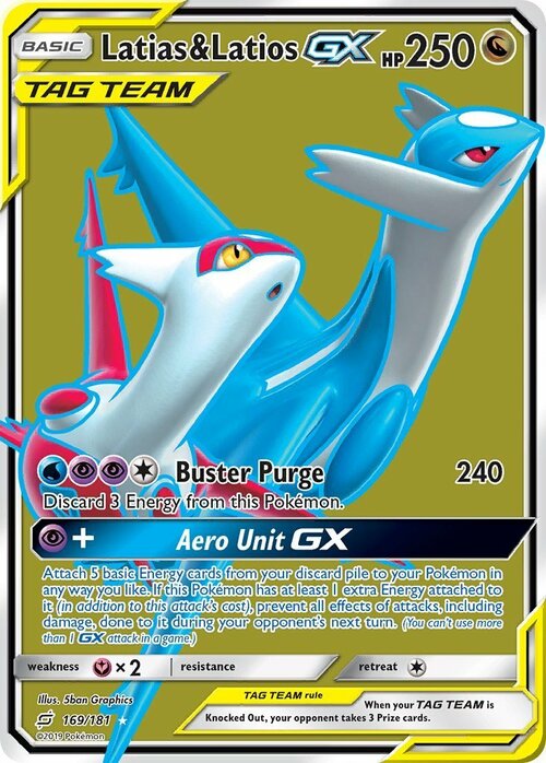 Latias & Latios GX Card Front