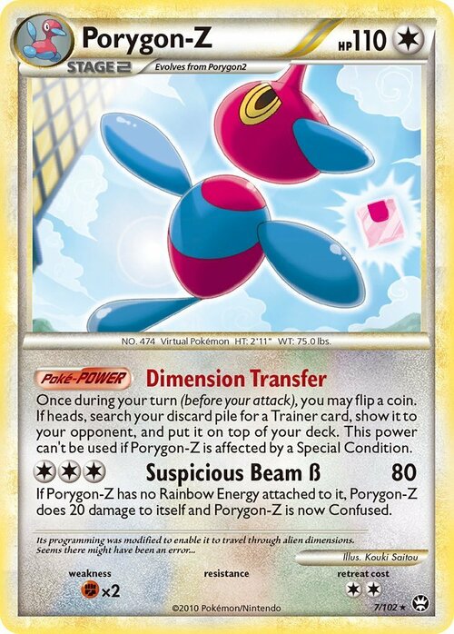 Porygon-Z Card Front