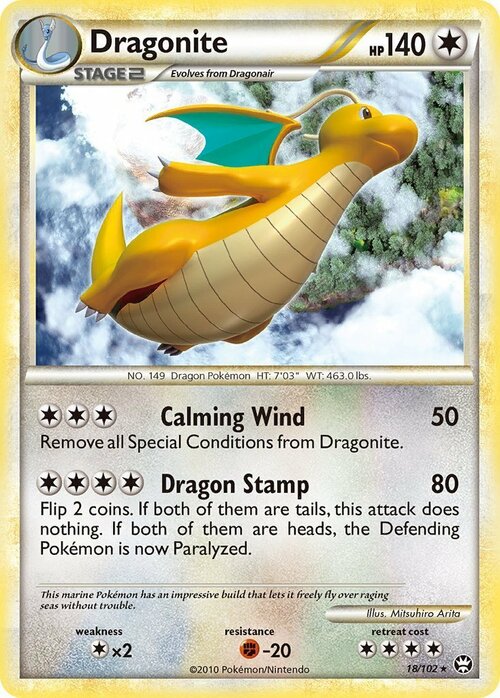 Dragonite Card Front