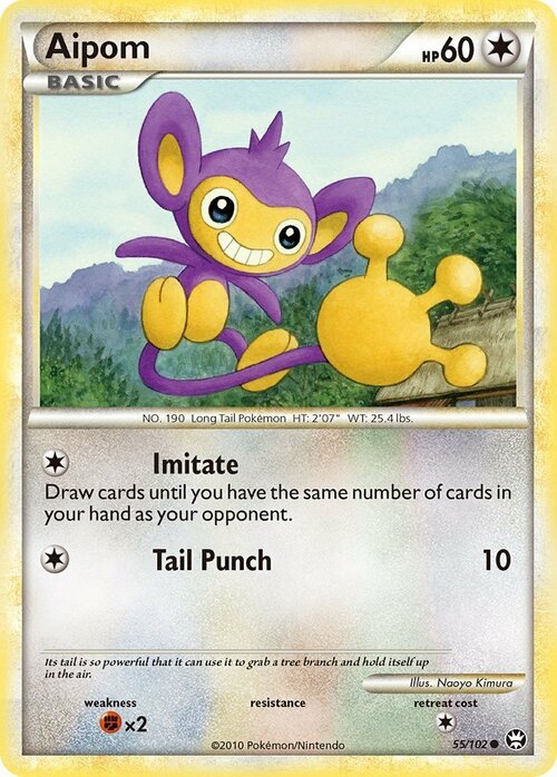 Aipom Card Front