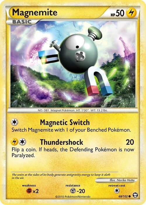 Magnemite Card Front