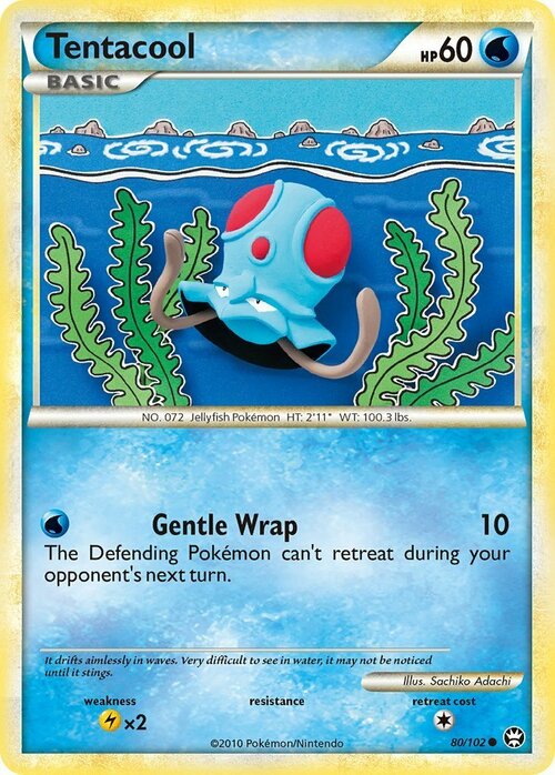 Tentacool Card Front