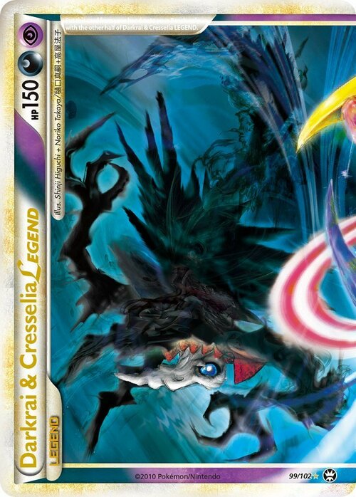 Darkrai & Cresselia Legend Card Front