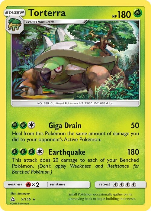 Torterra Card Front