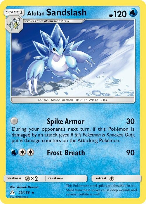 Alolan Sandslash Card Front