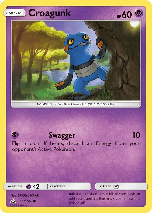 Croagunk Card Front