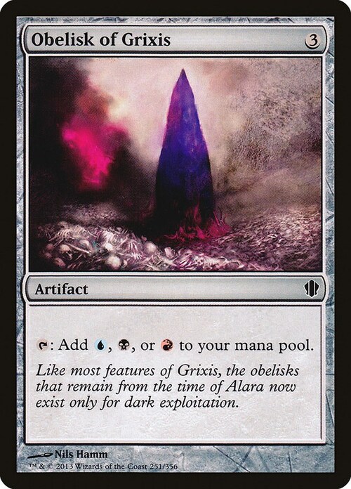 Obelisk of Grixis Card Front