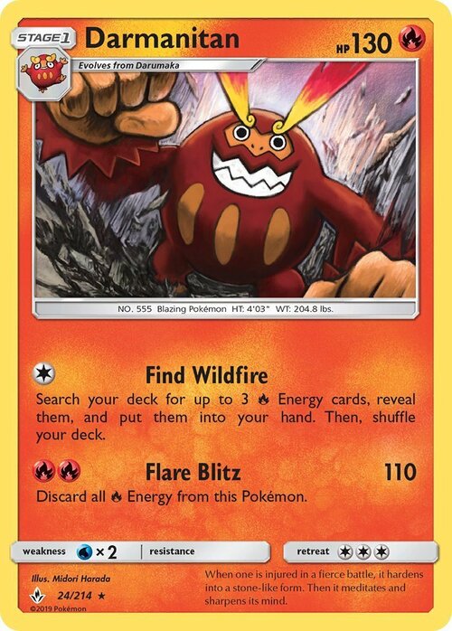 Darmanitan Card Front