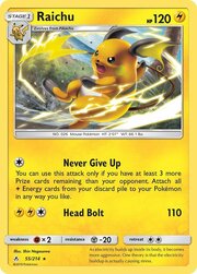 Raichu [Never Give Up | Head Bolt]