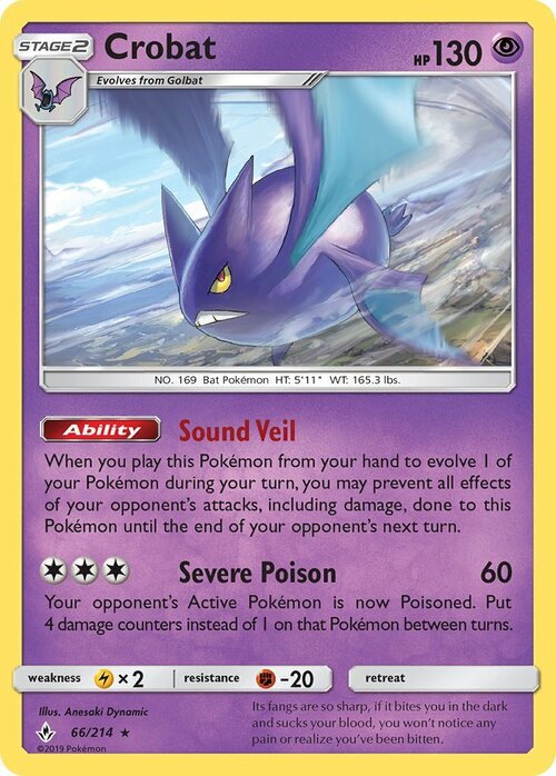 Crobat Card Front