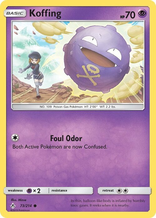 Koffing Card Front