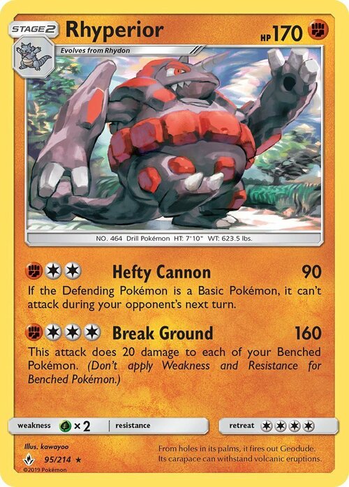 Rhyperior Card Front