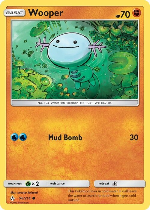 Wooper Card Front