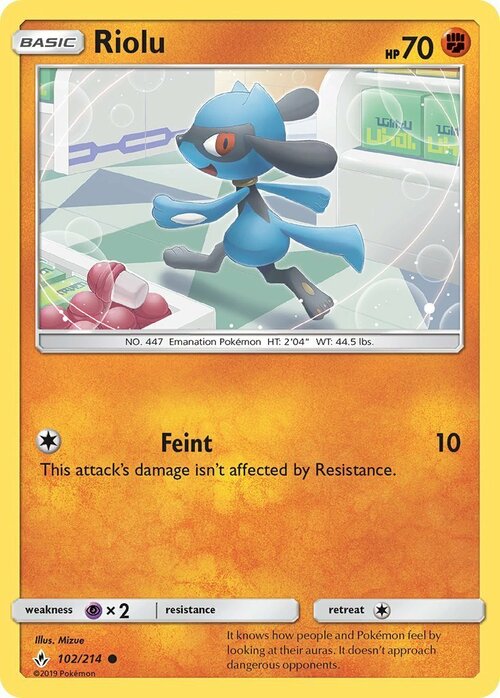 Riolu Card Front