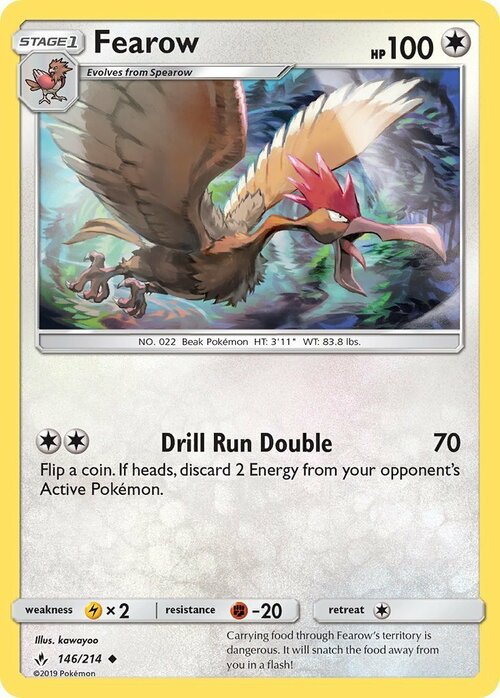 Fearow Card Front