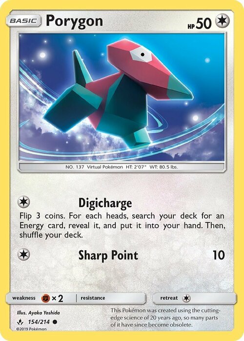 Porygon Card Front