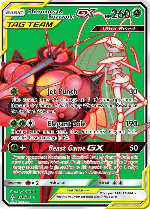 Pheromosa & Buzzwole GX Card Front