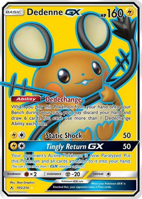 Dedenne GX Card Front