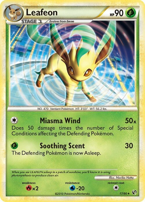 Leafeon Card Front