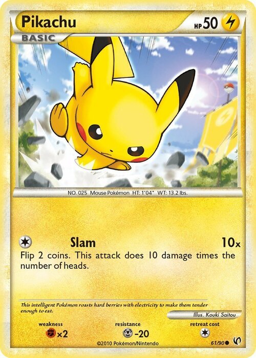 Pikachu Card Front