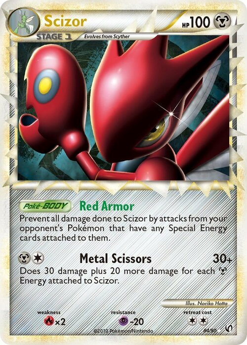 Scizor Card Front