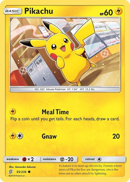 Pikachu Card Front