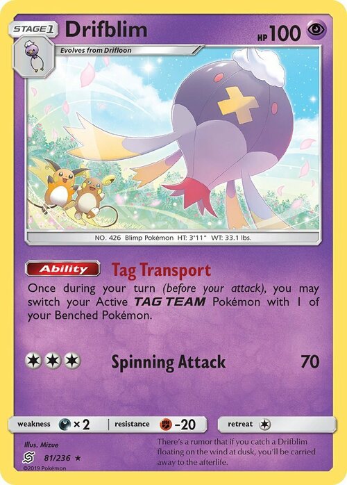 Drifblim Card Front