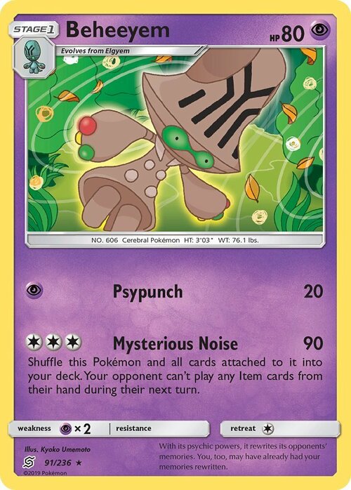 Beheeyem Card Front