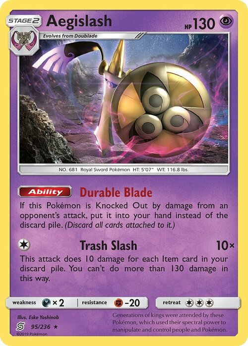 Aegislash Card Front