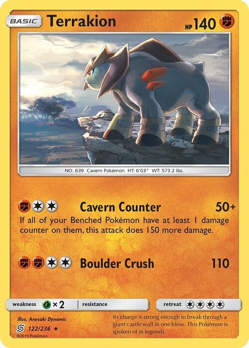 Terrakion Card Front