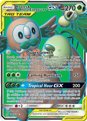 Rowlet & Alolan Exeggutor GX