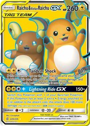 Raichu & Alolan Raichu GX