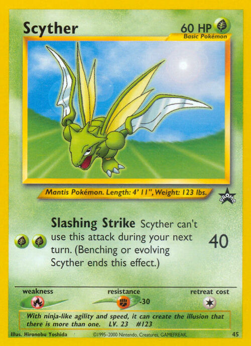 Scyther Card Front