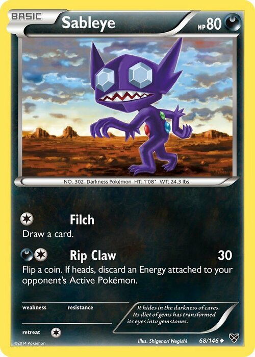 Sableye Card Front