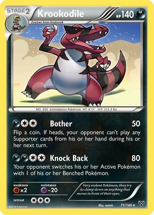 Krookodile Card Front