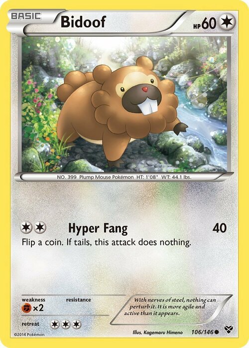 Bidoof Card Front