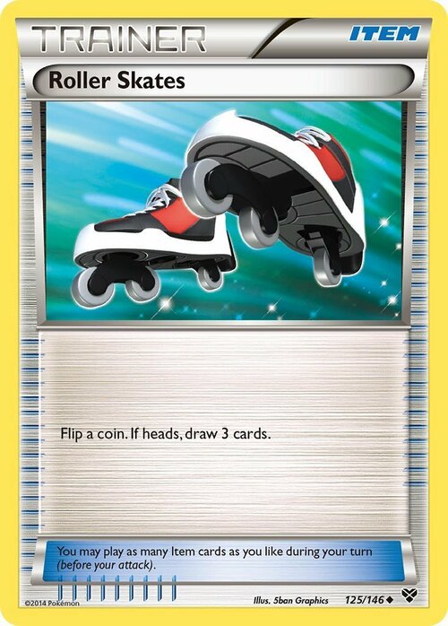 Roller Skates Card Front