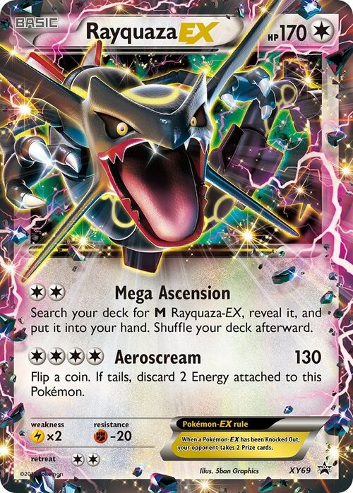 Rayquaza EX Card Front