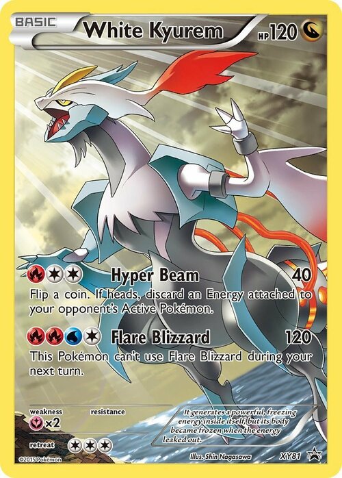 White Kyurem Card Front