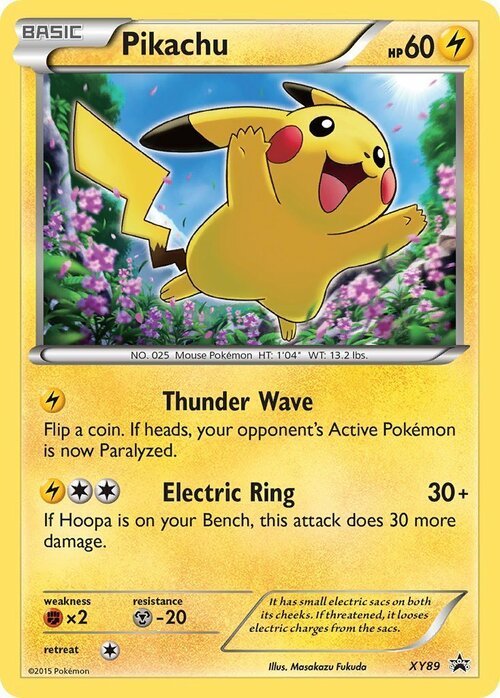 Pikachu Card Front