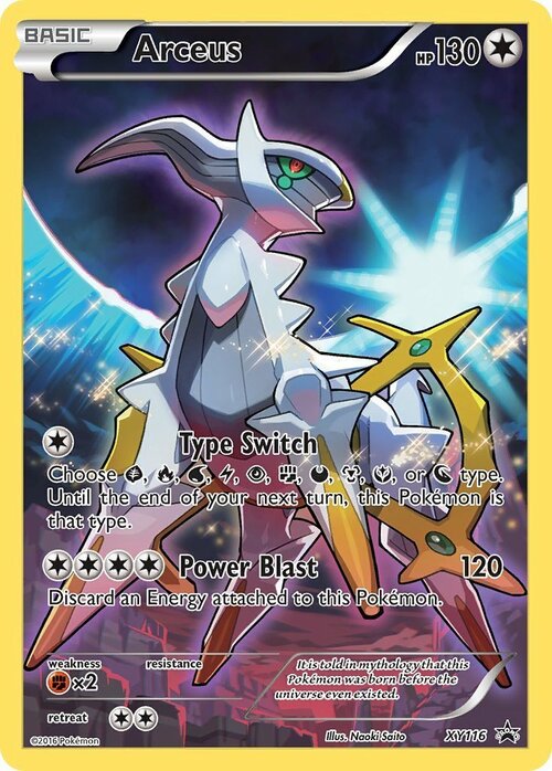 Arceus Card Front