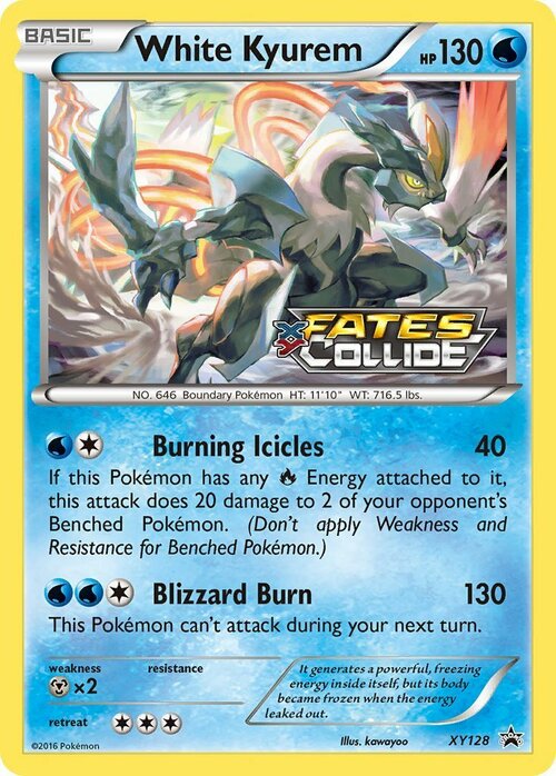 White Kyurem Card Front