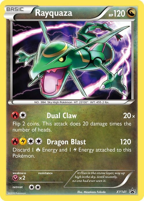 Rayquaza Card Front